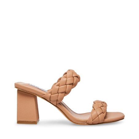 Sandalias Tacones Steve Madden Banks Mujer Beige | ES OF3ES1